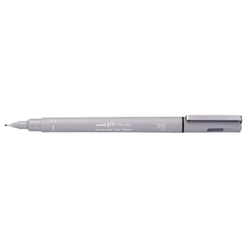 Mitsubishi Uni Pin Fine Line 0.5mm Light Grey
