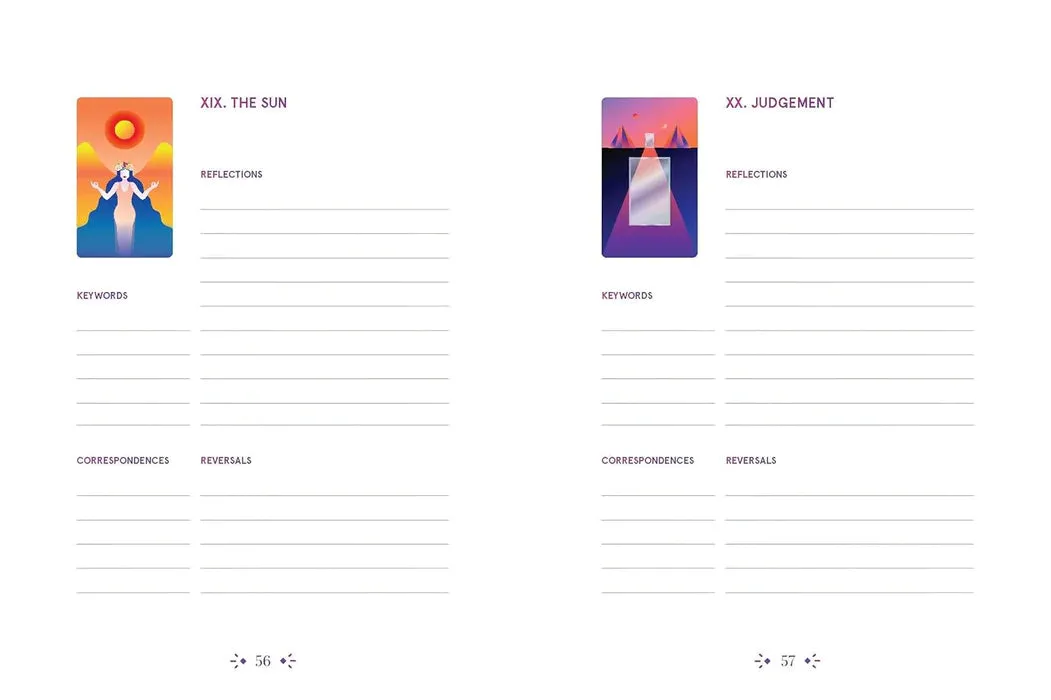 Mystic Mondays Tarot Journal - työkirja