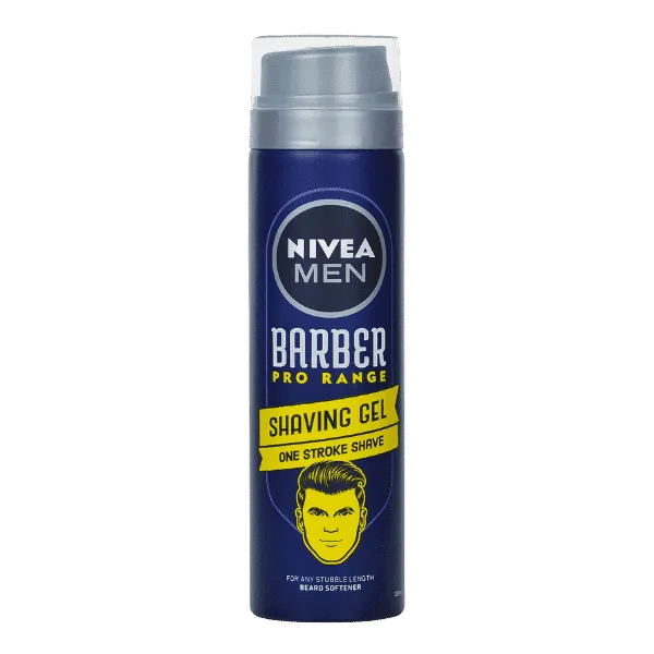 NIVEA MEN BARBER PRO RANGE SHAVING GEL 200ML