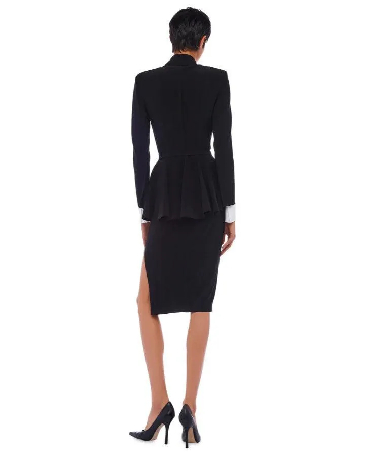 Norma Kamali Side Slit Skirt