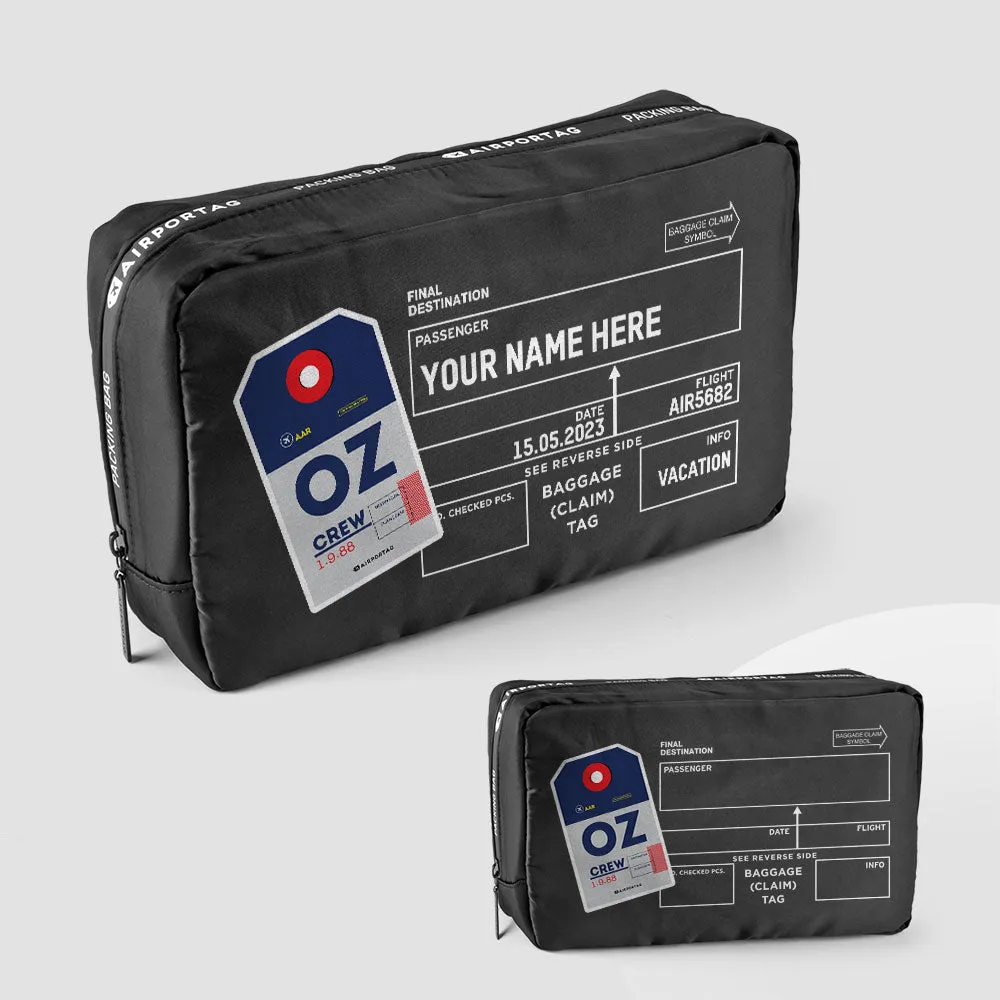 OZ - Packing Bag