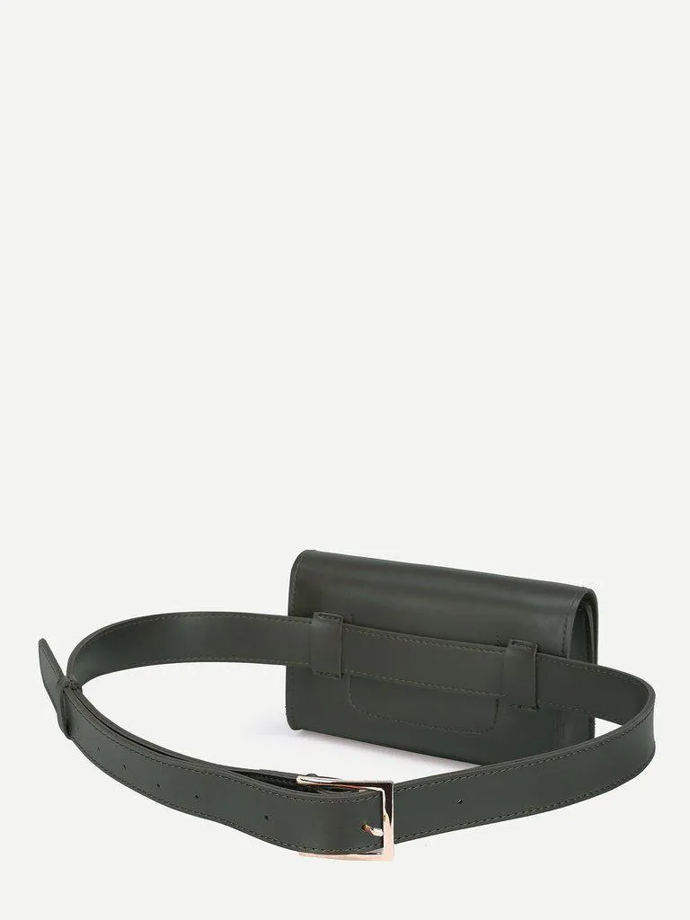 PU Bum Bag With Adjustable Strap