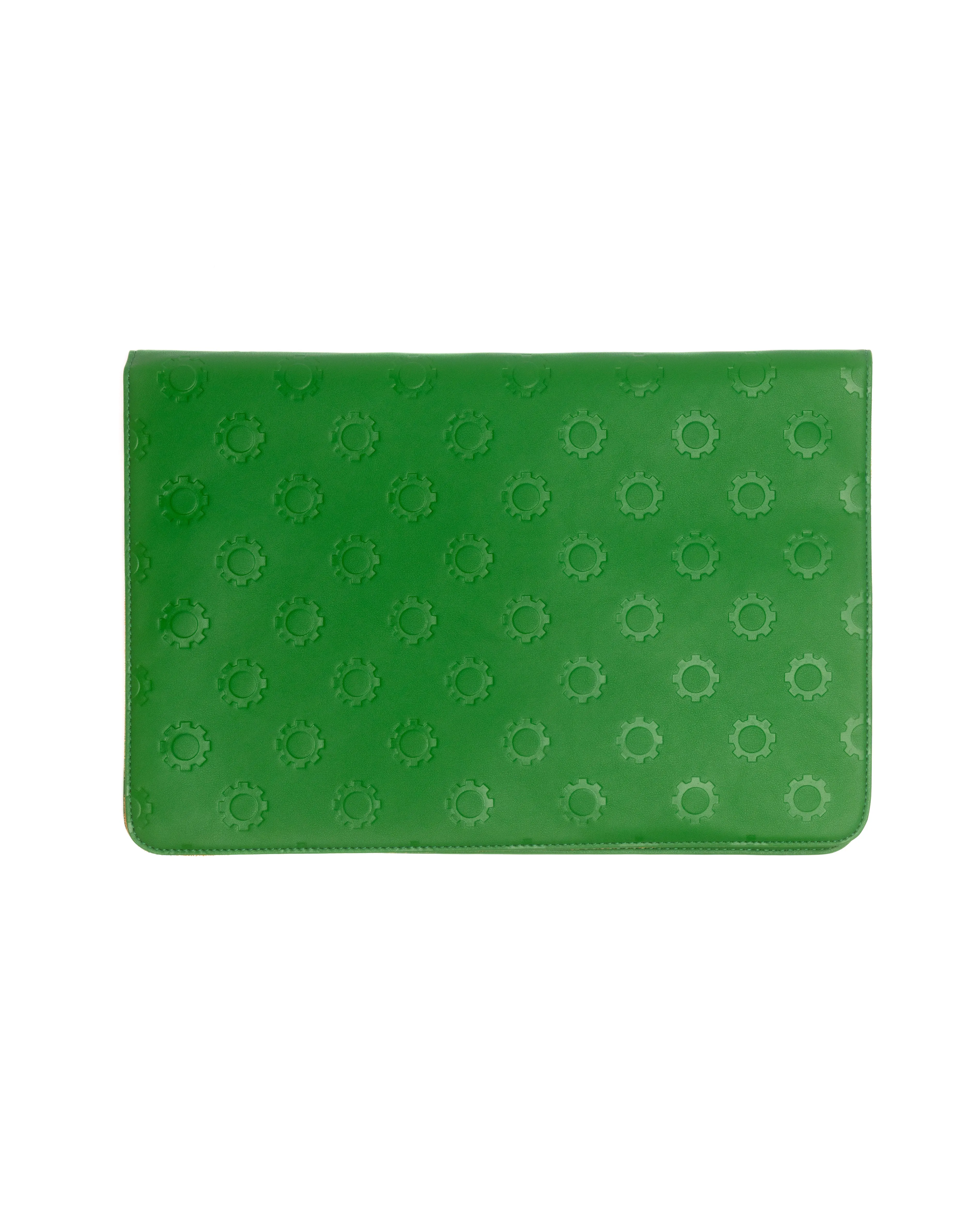 "Travel Gear" Laptop Case (BOTTEGA GREEN)
