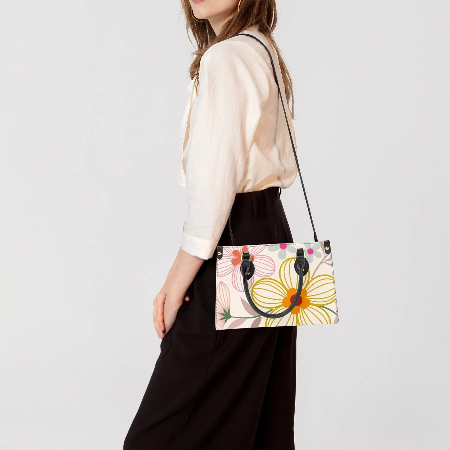 Summer time Tote Bag - Long Strap and Inner Bag