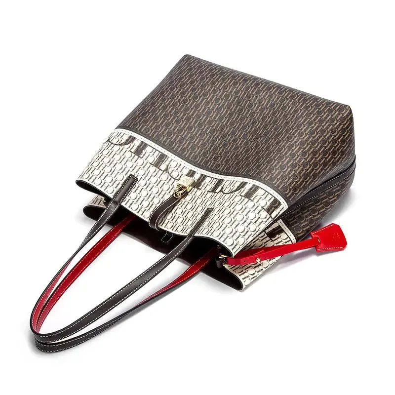 Summer Women's Fashion Retro Evening Banquet Wrist Bag Luxury Brand 2024 Summer Women's Fashion Jacquard Handbag Large Capacity Travel Shoulder Bag