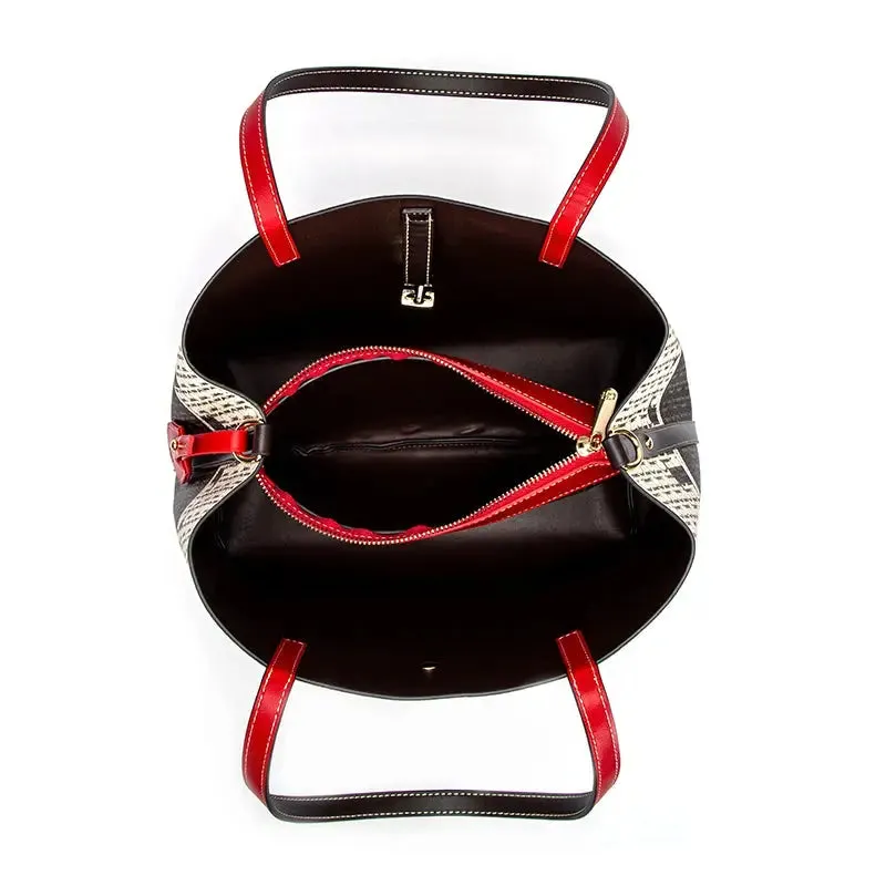 Summer Women's Fashion Retro Evening Banquet Wrist Bag Luxury Brand 2024 Summer Women's Fashion Jacquard Handbag Large Capacity Travel Shoulder Bag