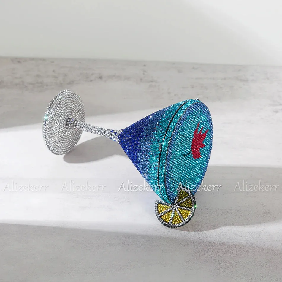 TEEK - Goblet Shaped Crystal Evening Bag
