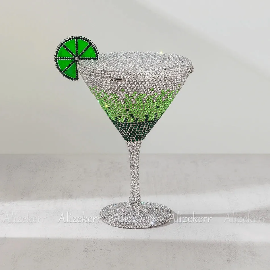 TEEK - Goblet Shaped Crystal Evening Bag