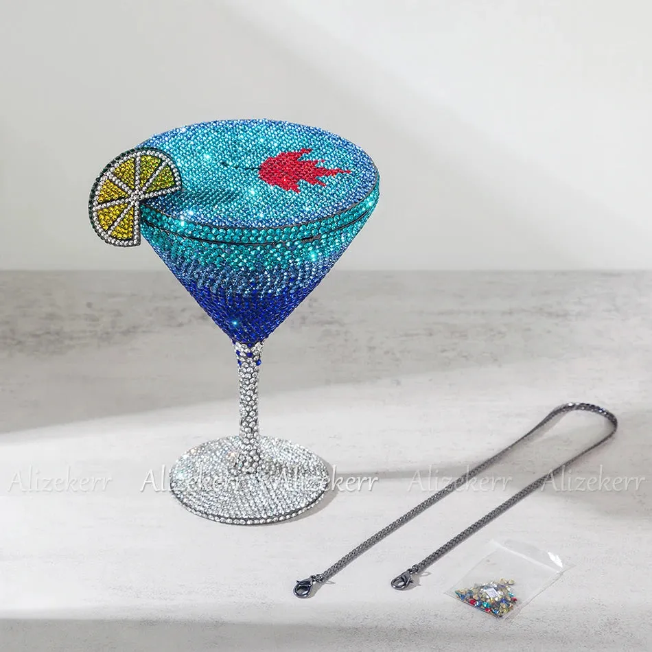 TEEK - Goblet Shaped Crystal Evening Bag