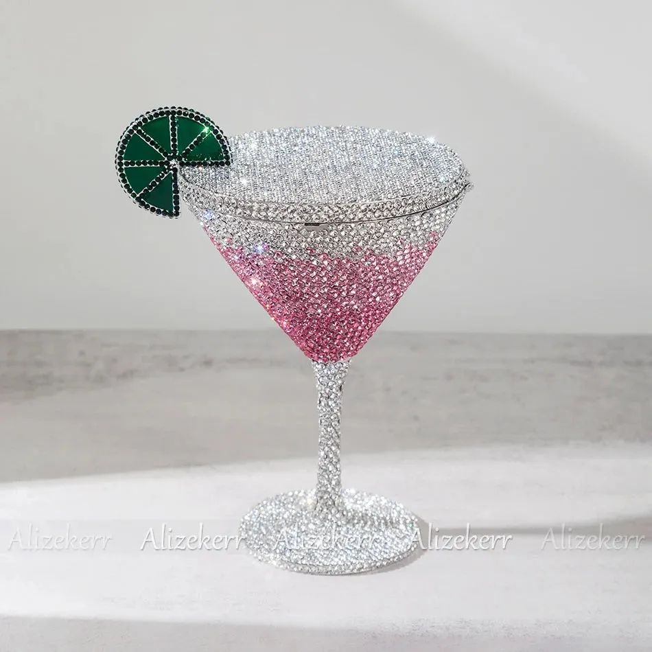 TEEK - Goblet Shaped Crystal Evening Bag