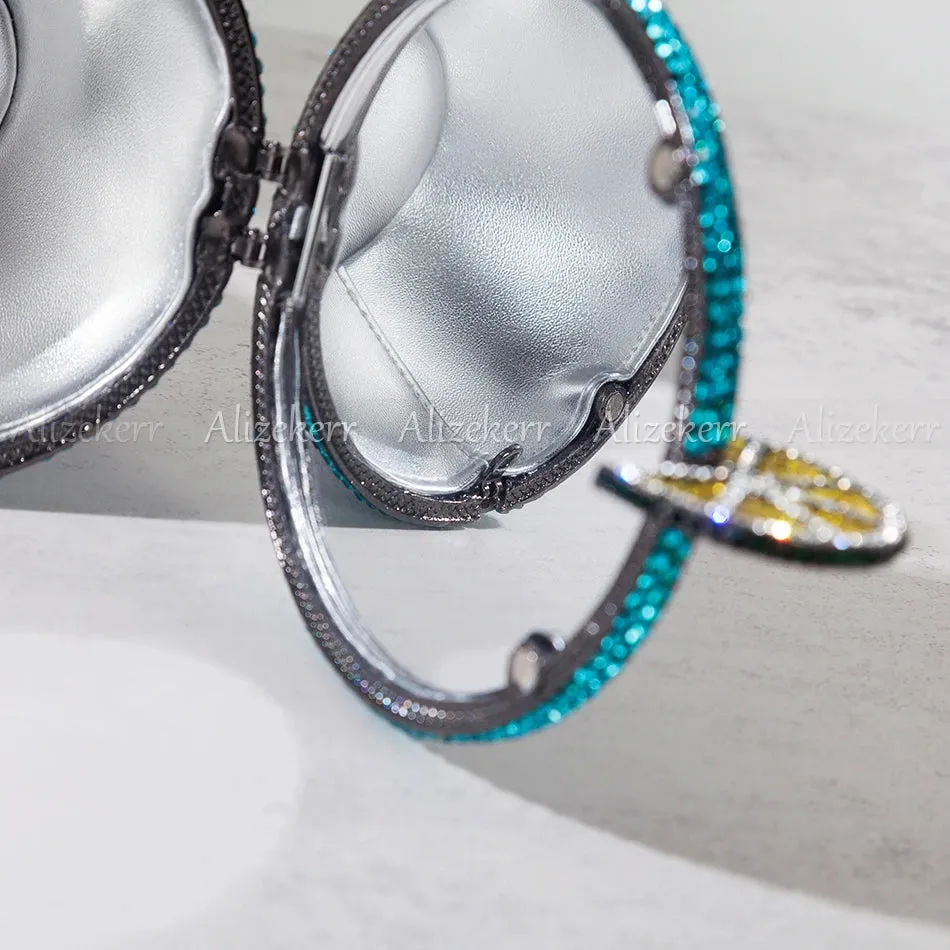 TEEK - Goblet Shaped Crystal Evening Bag