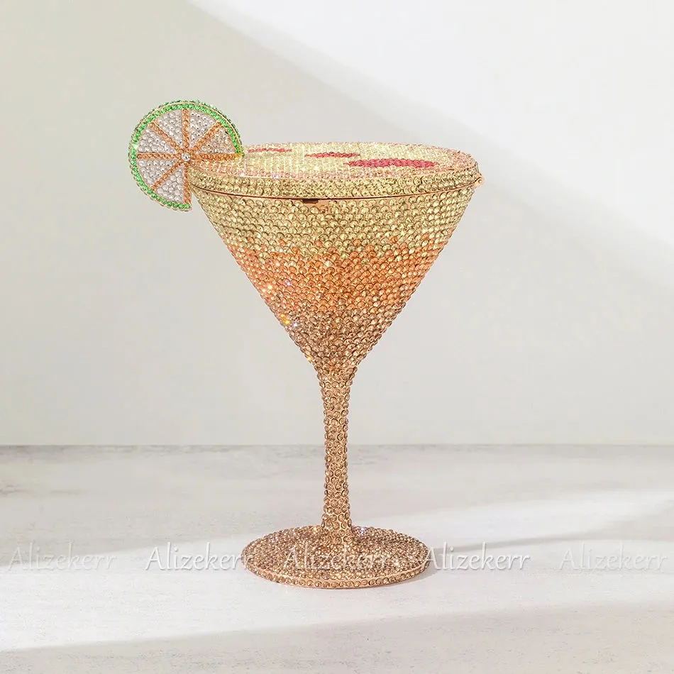 TEEK - Goblet Shaped Crystal Evening Bag