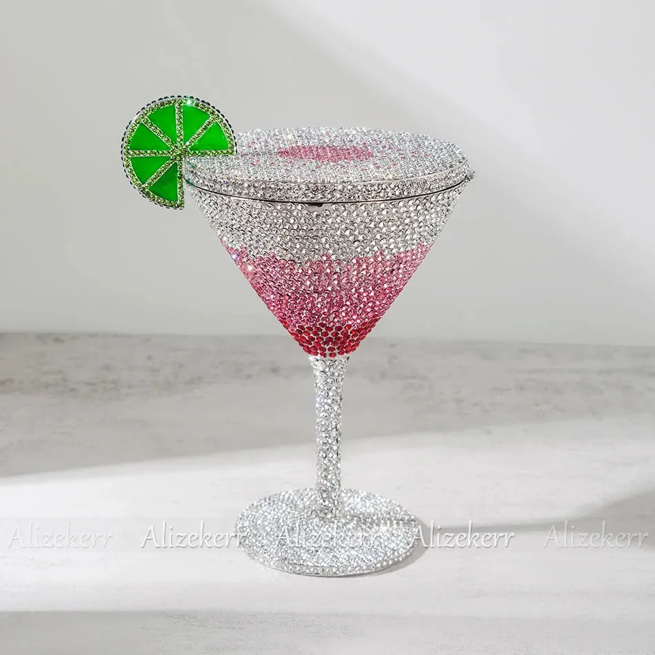 TEEK - Goblet Shaped Crystal Evening Bag