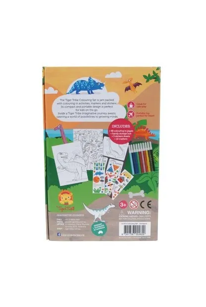 Tiger Tribe Colouring Set - Dinos In Space