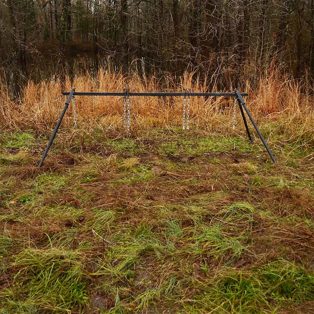 Triple Gong Steel Target Stand
