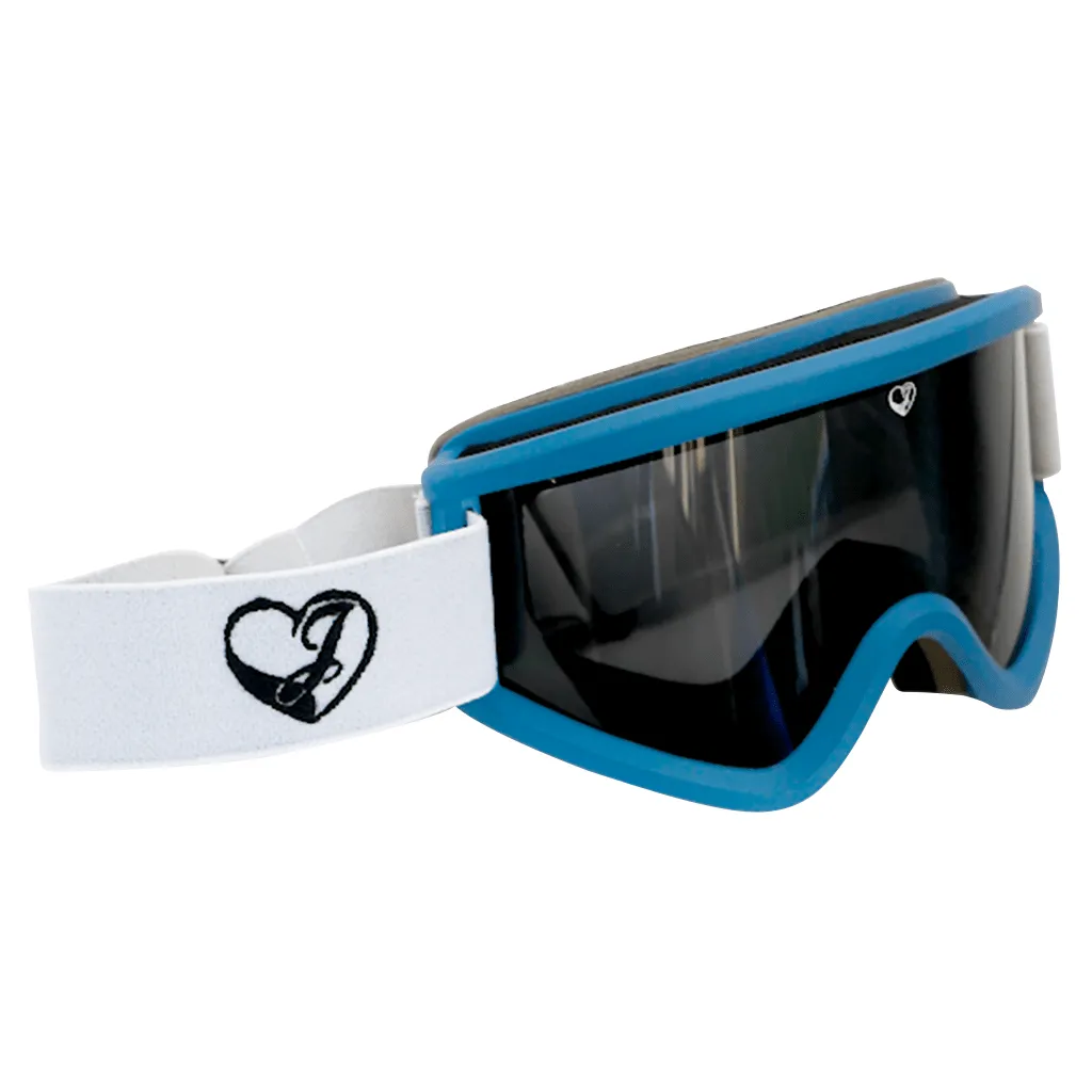 Tyson goggle - Blue white / Black smoke   Yellow